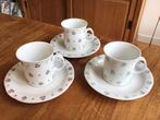 Arzberg, 3 kop en schotels, roosjes, Huis en Inrichting, Keuken | Servies, Ophalen of Verzenden, Zo goed als nieuw, Overige stijlen