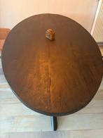 Mooie zwarte ovale eettafel, Huis en Inrichting, Tafels | Eettafels, Ophalen, 100 tot 150 cm, 200 cm of meer, Zo goed als nieuw