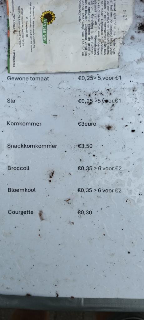 Groenteplantjes, Tuin en Terras, Planten | Tuinplanten, Eenjarig, Groenteplanten, Volle zon, Zomer, Ophalen