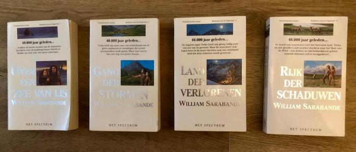 Boeken van William Sarabande, Kinderen van de Dageraad, Boeken, Fantasy, Gelezen, Ophalen of Verzenden