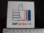 sticker daf service logo duim omhoog, Verzenden, Zo goed als nieuw, Bedrijf of Vereniging