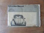 intruction manual august 1971 volkswagen vw 1300 1200, Ophalen of Verzenden, Gelezen, Algemeen