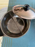 Hotpot Pan met Deksel – Yin Yang Stijl (2–4 Personen), Huis en Inrichting, Keuken | Potten en Pannen, Ophalen of Verzenden, Gebruikt