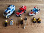 Brandweer, politie auto en boot bouwstenen sets (, Ophalen of Verzenden, Zo goed als nieuw, Overige merken