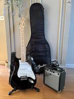 Squier Sonic Series Stratocaster Pack MN Black + koptelefoon, Muziek en Instrumenten, Snaarinstrumenten | Gitaren | Elektrisch