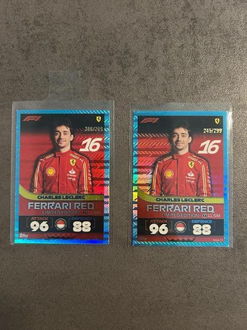 Charles Leclerc - Mega Tin Exclusive (Cyan Parallel), Hobby en Vrije tijd, Verzamelkaartspellen | Overige, Nieuw, Meerdere kaarten