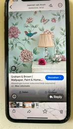 Monsoon behang Graham& Brown, zachtblauw met roze bloemen, Huis en Inrichting, Stoffering | Behang, Ophalen of Verzenden, 25 tot 50 m²