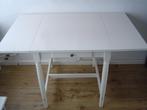 Ikea Inga Torp klaptafel wit, Ophalen, 100 tot 150 cm, 50 tot 100 cm, Zo goed als nieuw