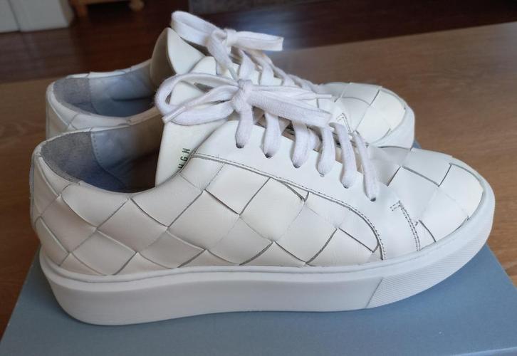 MSCH copenhagen sneaker wit leer 38, Kleding | Dames, Schoenen, Nieuw, Sneakers of Gympen, Wit, Ophalen of Verzenden