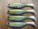 4 stuks Berkley Powerbait Ripple Shads / roofvis shads, Watersport en Boten, Ophalen of Verzenden, Nieuw, Overige typen