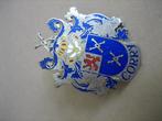 Geëmailleerd embleem badge wapenschild molenijzer - Corry ?, Ophalen of Verzenden