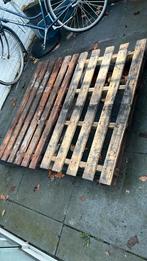 Pallet hout 2x MOET ZSM WEG, Doe-het-zelf en Verbouw, Hout en Planken, Ophalen, Gebruikt, Pallet, Minder dan 200 cm