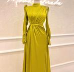 Feestjurk // Abiye jurk // maat M (38 / 40), Kleding | Dames, Jurken, Geel, Gedragen, Onder de knie, Ophalen
