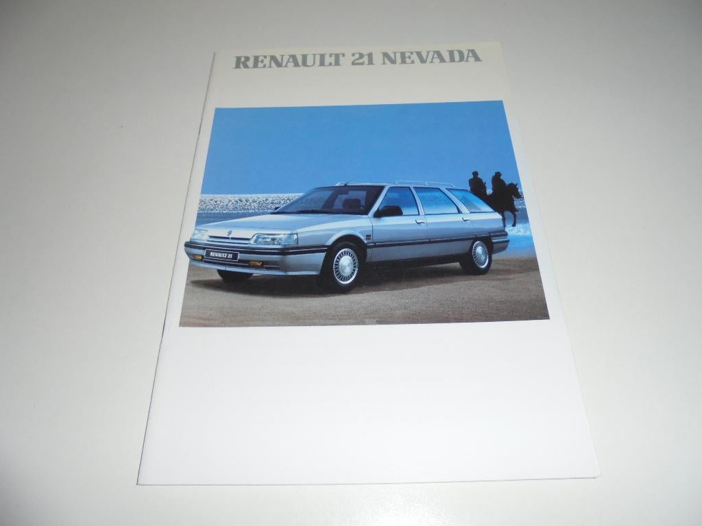 brochure Renault 21 Nevada  1990, Ophalen of Verzenden, Nieuw, Renault