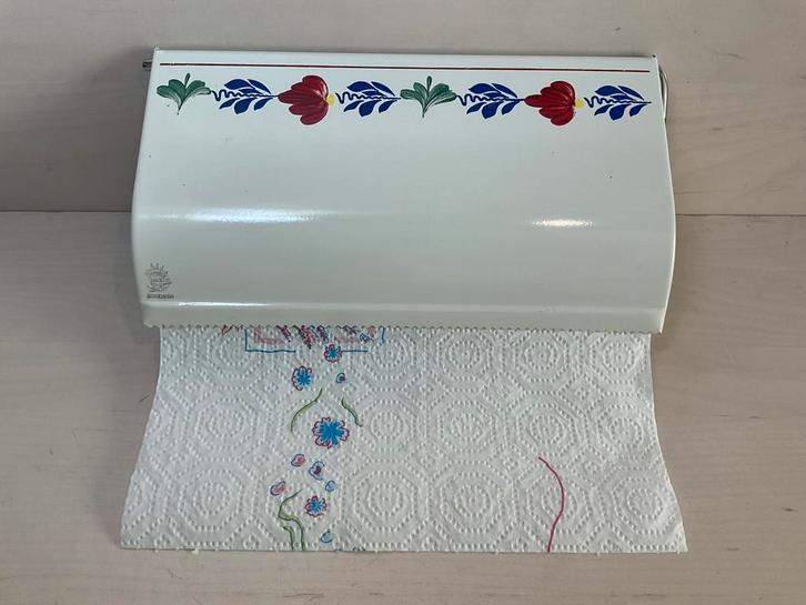 Brabantia keukenrolhouder Boerenbont motief zeer nette staat, Huis en Inrichting, Keuken | Keukenbenodigdheden, Zo goed als nieuw