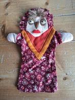 Stoffen Poppenkastpop handpop vrouw Katrijntje vintage 28 cm, Ophalen of Verzenden, Nieuw, Overige typen