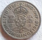 Groot-Britannië: FLORIN 1948 KM 865, Postzegels en Munten, Munten | Europa | Niet-Euromunten, Verzenden, Overige landen, Losse munt