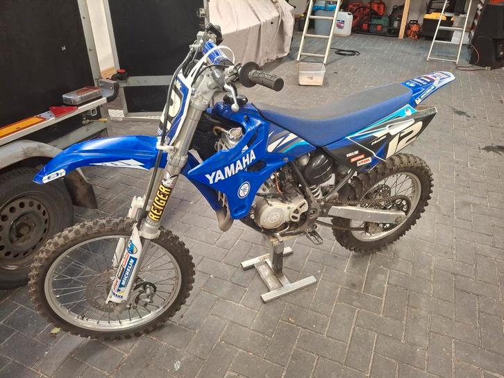 Nette goedlopende 85cc yamaha crossmotor, Fietsen en Brommers, Brommers | Crossbrommers, Gebruikt, Yamaha, Ophalen of Verzenden