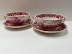 Alfred Meakin Staffordshire England soepkom met schotel, Antiek en Kunst, Antiek | Servies los, Ophalen of Verzenden