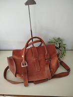 Micmac Cognac Leren Vintage Tas, Ophalen of Verzenden