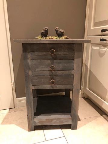 NIEUW! Driftwood sober stoer halkastje wandkastje beschikbaar voor biedingen