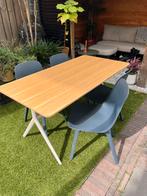 IKEA ODGER stoelen blauw 4 stuks, Huis en Inrichting, Stoelen, Ophalen, Kunststof, Gebruikt, Blauw