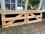 Eiken Landhek compleet, Ophalen of Verzenden, Nieuw, Hout, Tuinhek