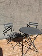 Stijlvolle bistroset, Tuin en Terras, Overige materialen, Gebruikt, Bijzettafel, Tuinset