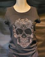 T shirt zwart met bling bling maat M/L, Kleding | Dames, Maat 38/40 (M), Ophalen of Verzenden, Zo goed als nieuw, Zwart