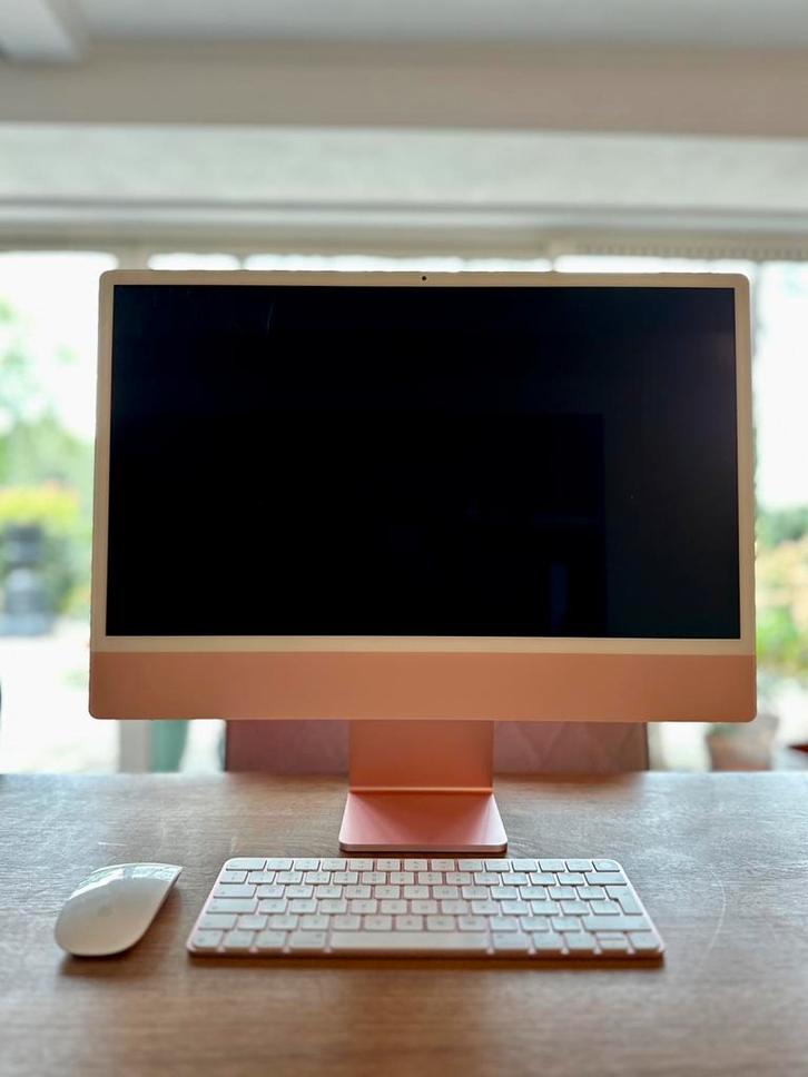 Apple iMac 24” M1 8GB 256GB Roze — als nieuw, Computers en Software, Apple Desktops, Zo goed als nieuw, iMac, SSD, 8 GB, Ophalen
