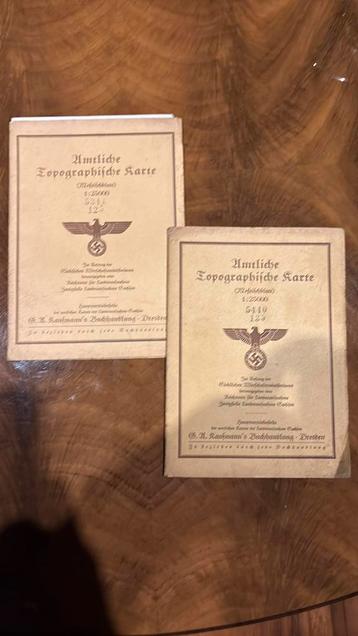 Duitse topografie kaarten beschikbaar voor biedingen
