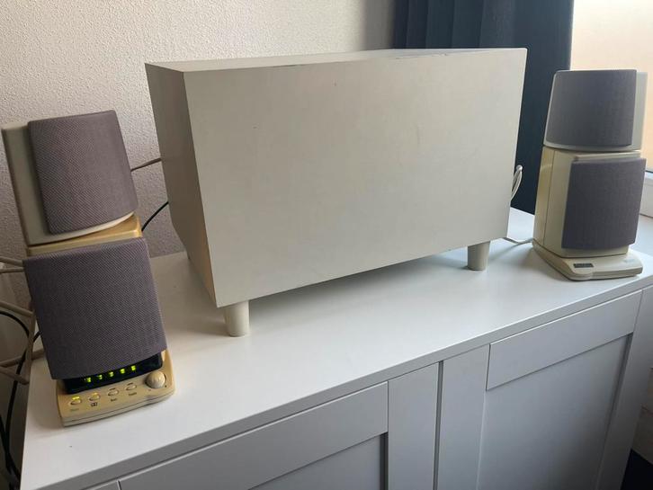 Altec Lansing Dolby Surround set ADA 880, Audio, Tv en Foto, Luidsprekers, Gebruikt, Minder dan 60 watt, Overige merken, Ophalen