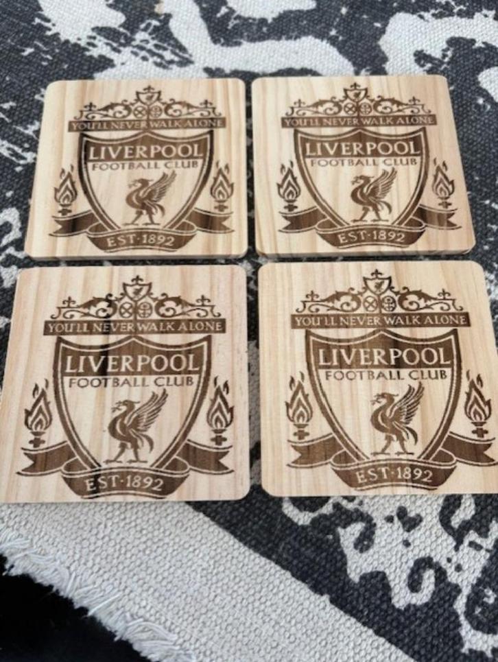 Liverpool FC onderzetters, Verzamelen, Sportartikelen en Voetbal, Buitenlandse clubs, Ophalen of Verzenden