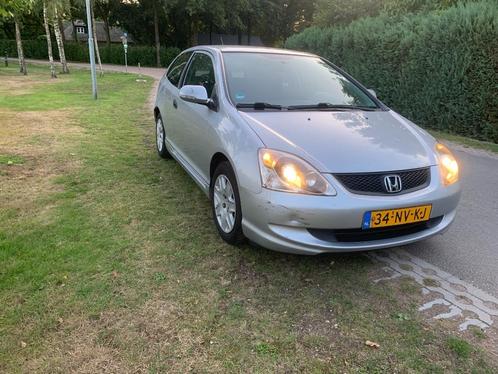 Honda Civic 1.4 I LS 3DR 2004 Grijs, Auto's, Honda, Particulier, Civic, ABS, Airbags, Elektrische ramen, Metallic lak, Trekhaak