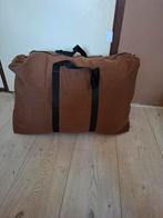 Stoere grote bruine weekendtas, reistas van canvas, 30 cm of meer, Bruin, Nieuw, Ophalen of Verzenden