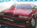 Rond 1980 Nederlands Audi Quattro coupés folder óók kleuren, Ophalen of Verzenden, Zo goed als nieuw, Audi