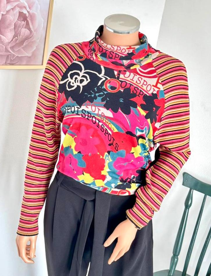 ALDO MARTIN’S trui maat 42 - designer - kleurrijk, Kleding | Dames, Truien en Vesten, Zo goed als nieuw, Maat 42/44 (L), Overige kleuren