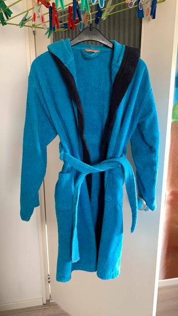 Hema badjas maat 146/152 blauw beschikbaar voor biedingen