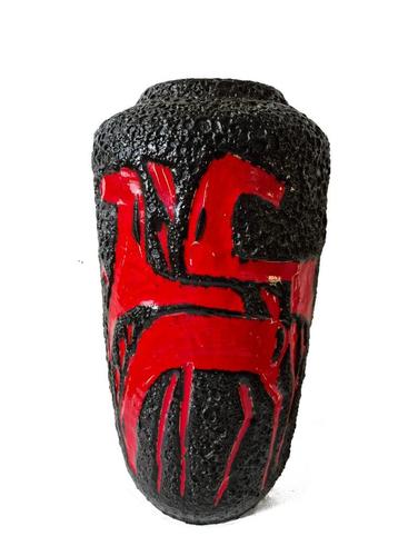 Fantastische vintage fat lava design vaas sculptuur jaren 60 beschikbaar voor biedingen