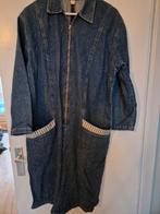 Denim jurk met rits - Maat 46, Kleding | Dames, Blauw, Maat 46/48 (XL) of groter, Ophalen of Verzenden, Knielengte