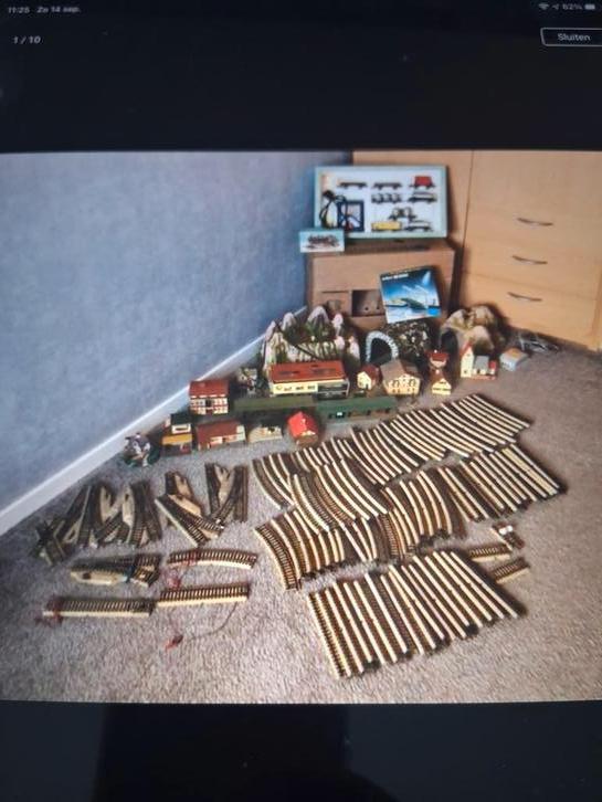 Nette marklin treinset HO met vele toebehoren zie foto's, Hobby en Vrije tijd, Modeltreinen | H0, Zo goed als nieuw, Treinset