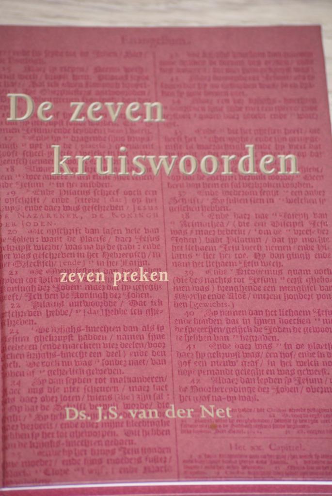 Net ds. J.S. v.d. De zeven kruiswoorden, Boeken, Godsdienst en Theologie, Gelezen, Christendom | Protestants, Verzenden