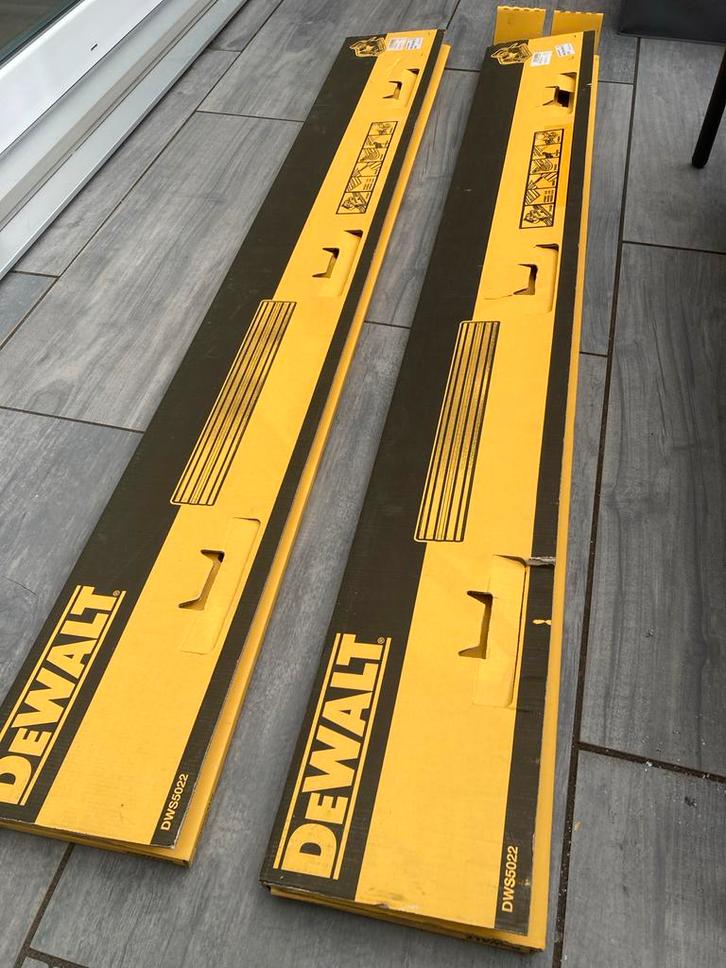 DeWalt Geleiderail 150cm DWS5022 - 2 stuks met Connector, Doe-het-zelf en Verbouw, Gereedschap | Machine-onderdelen en Toebehoren