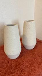 2 leuke vazen, Huis en Inrichting, Ophalen of Verzenden, Zo goed als nieuw, Overige kleuren, Minder dan 50 cm