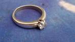 Zilveren edelsteen ring (Size: 18,5 mm), 18 tot 19, Verzenden, Zo goed als nieuw, Met edelsteen