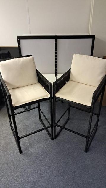 NIEUW hoge tuinbarkrukken / 2 stuks beschikbaar voor biedingen