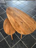 Set acacia houten salontafel Kumara, Ophalen of Verzenden, Zo goed als nieuw