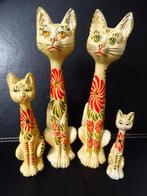 4 Portugese vintage gelukspoezen, Verzamelen, Beelden en Beeldjes, Ophalen of Verzenden, Gebruikt, Dier