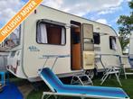 ADRIA ADIVA 462 PD 2003 VOORTENT EN LUIFEL EN MOVER, Caravans en Kamperen, Caravans, Overige typen, Rondzit, Kachel, Bedrijf