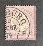 DUITSE RIJK Brustschild 1872 ¼ Gr. violetpurpur Mi16, Postzegels en Munten, Postzegels | Europa | Duitsland, Ophalen of Verzenden